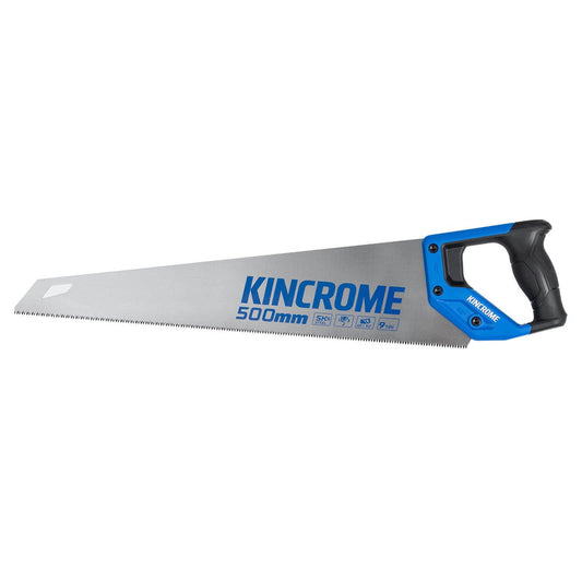 Kincrome 500mm Handsaw - SK5 Steel Blade - Ergonomic Soft Grip Handle