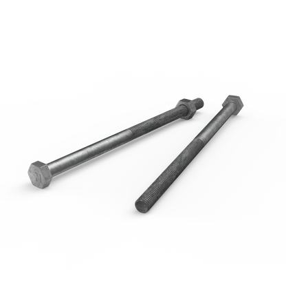 Zenith Hot Dip Galvanised Hex Head Bolts M8 x 150mm 25 Pack Durable