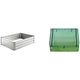 Greenlife Raised Garden Bed White 120 x 90 x 30cm With Drop Over Greenhouse – view 3