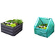 Greenlife Raised Garden Bed Charcoal With Drop Over Greenhouse 85 x 85 x 45cm – view 2
