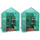 Greenlife Large Walk-in Greenhouse Twin Pack With PE Cover 195 x 143 x 143cm – view 2