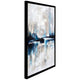 Cafe Lighting and Living Almost Famous Abstract Canvas Print Blue and Black — image 2