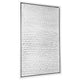 Cafe Lighting and Living White Ripples Canvas Painting Shadow Box Frame White — image 2