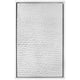 Cafe Lighting and Living White Ripples Canvas Painting Shadow Box Frame White