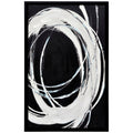 Cafe Lighting and Living Gone With The Wind Canvas Painting Monochrome Black and White