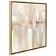 Cafe Lighting and Living Mystery Island Canvas Painting Gold Frame Grey and Taupe — image 2