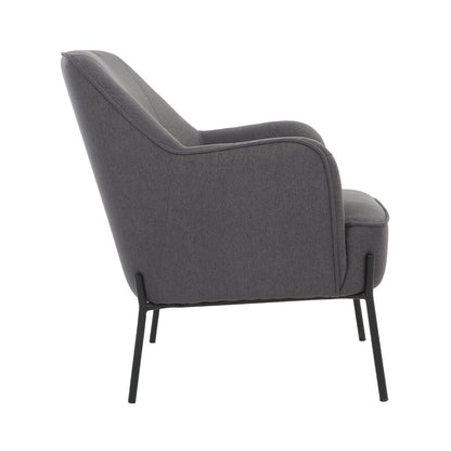 ONEX HuGo Upholstered Armchair Dark Grey