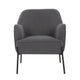 ONEX HuGo Upholstered Armchair Dark Grey