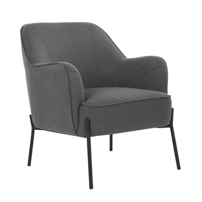 ONEX HuGo Upholstered Armchair Dark Grey