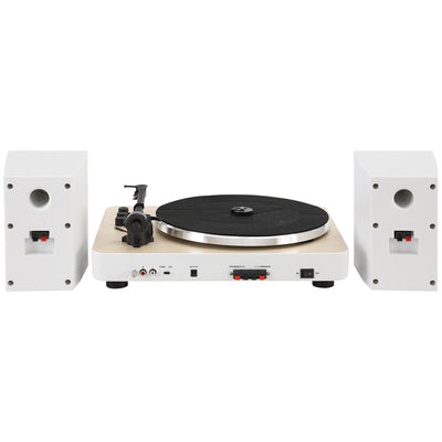 Crosley T170 Turntable Shelf System CRT170A-WH4 White Bluetooth 33/45 RPM
