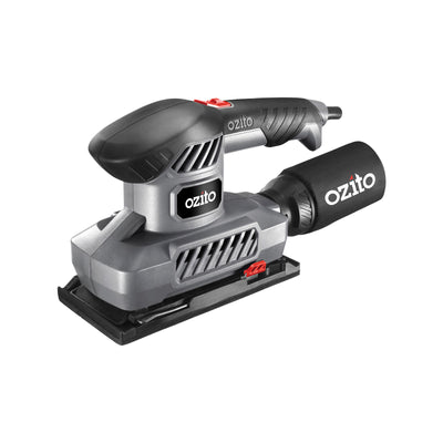 Ozito 150W Orbital Sander - 1/3 Sheet - Plastic - Smooth Finish