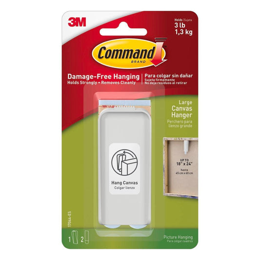 Command Large Canvas Hanger - 1 Pack - Plastic - Damage-Free Hanging