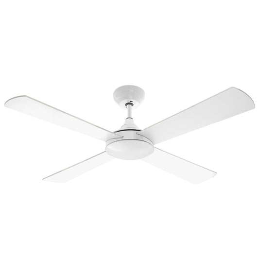 Arlec Ceiling Fan - 130cm White Plywood 4 Blade - Quiet & Efficient