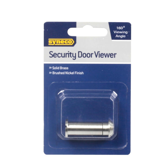 Syenco Security Door Viewer - 11.6mm - Solid Brass - 160 Degree View – view 2 - Auzzistore