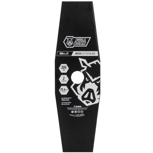 Full Boar Brush Cutter Blade - 305mm x 2T - Hardened Steel - Durable Cutting - Auzzistore