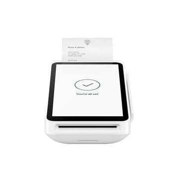 Square All In One Payment Terminal and Receipt Rolls Bundle SQU011 White