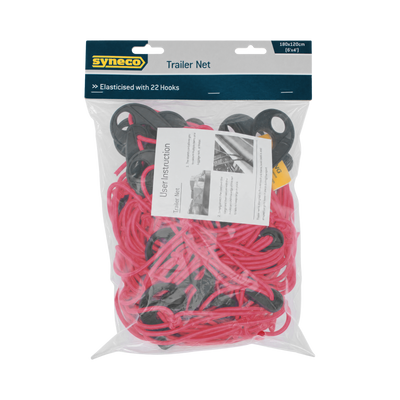Syneco Tie Down Trailer Net 1200mm Rubber Polypropylene Durable