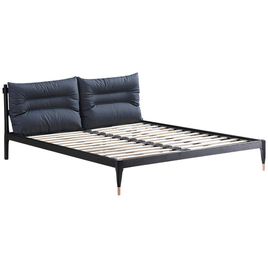 Moran Hagen King Bed with Encasement and Slats – view 2 - Auzzistore