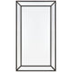 Cafe Lighting and Living Zeta Wall Mirror Black Bevelled Beaded Trim