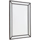 Cafe Lighting and Living Zeta Wall Mirror Black Bevelled Beaded Trim — image 2