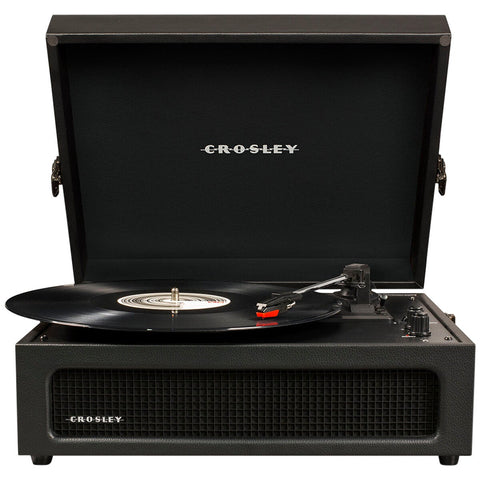 Crosley Voyager Bluetooth Turntable 3 Speed Portable Black