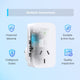 TP-Link Tapo Mini Wi-Fi Smart Plug - Energy Monitoring - 2 Pack - 43.5mm x 76.5mm x 42mm - White
