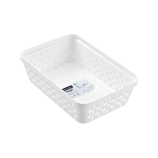 Boxsweden Medium Organiser Tray 23.5x16x6.5cm - White - BPA-Free - Auzzistore