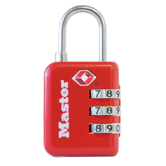 Master Lock Luggage Padlock - 30mm - Metal - TSA-Accepted - Auzzistore