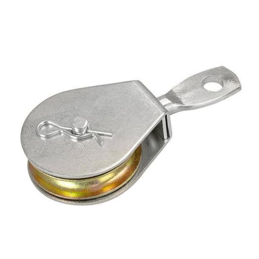 Pinnacle 50mm Zinc Plated Pulley Swivel Fixed - 200kg Load Capacity - Steel - Auzzistore