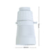 Deta White Push Bar Switch Lamp Holder - 2A 250V - Polyester - Durable