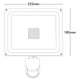 Brilliant 30W Grey Ranger III LED Sensor Flood Light - 2700 Lumens - IP65