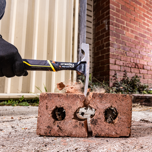 Kango 24oz Anti Vibe Brick Hammer - Dual Face - Heat-Treated Steel - 280mm – view 2 - Auzzistore