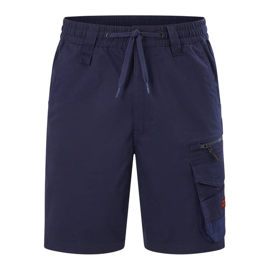 Hard Yakka Navy Tough Utility Mid Length Shorts Size 82R - Durable Comfort - Utility Pockets