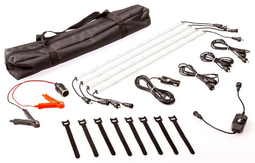 12V Rigid Light Bar LED Strip Camping Waterproof Connector Combo Kit Aluminium | Auzzi Store
