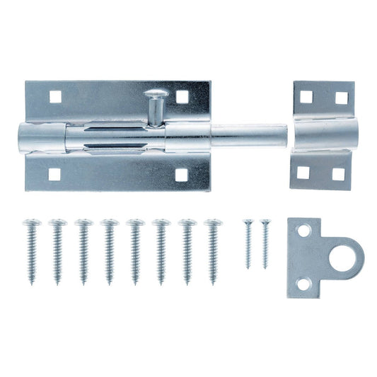Taskmaster Heavy Duty Barrel Bolt 115mm - Zinc - 1 Pack – view 2 - Auzzistore