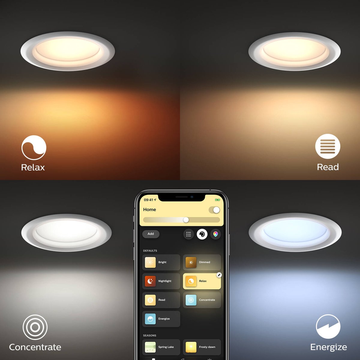 Philips Hue Down Light LED 800lm 8W Smart Light - Adjustable White Ambient