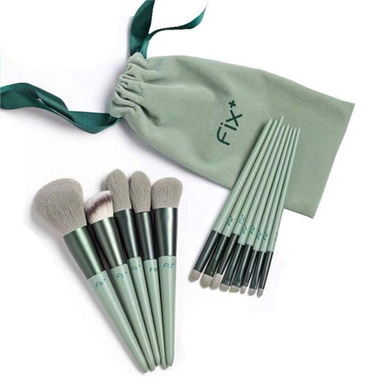 13 Pcs Makeup Brushes Sets Synthetic Foundation Blending Concealer Eye Shadow | Auzzi Store