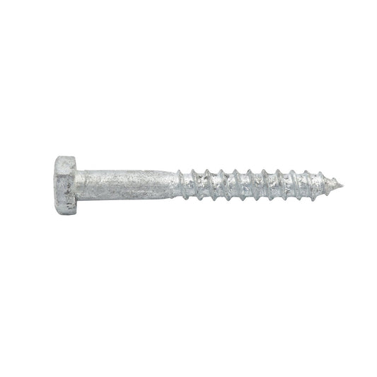 Zenith Hex Head Coach Screws M6 x 50mm Hot Dip Galvanised 25 Pack – view 2 - Auzzistore
