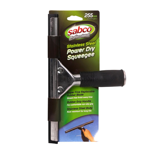 Sabco Professional Squeegee - 255mm - Stainless Steel - Ergonomic Handle – view 2
