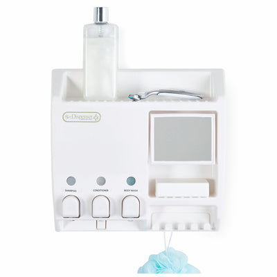 Better Living Ulti Mate Shower Dispenser 430ml White ABS Storage