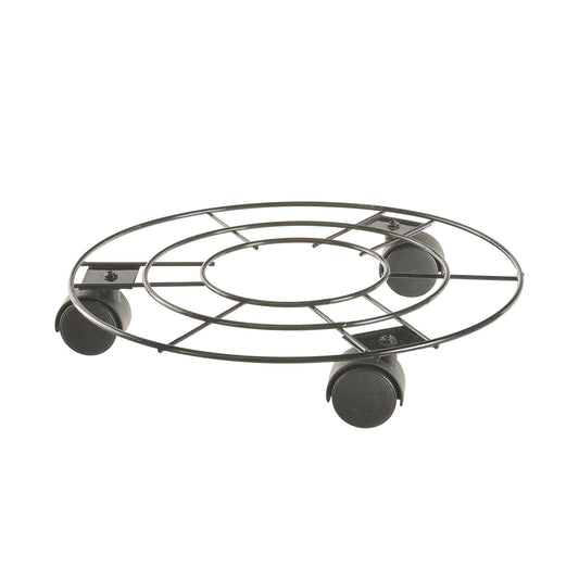 Eden Pot Plant Trolley - 25cm - Wire - Safety Locking Brake
