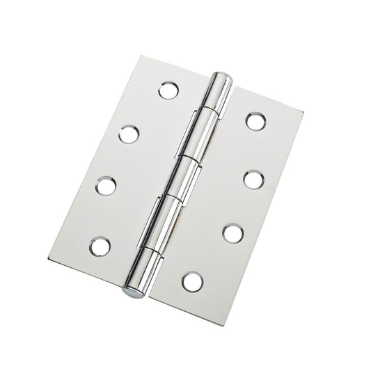 Lane Polished Chrome Butt Hinge 100 x 75 x 1 6mm Durasmooth Security