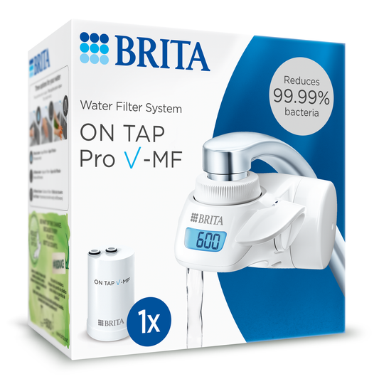 Brita 600L Water Filter Tap Pro V Mf System - Digital LCD Display - Easy Installation - Auzzistore