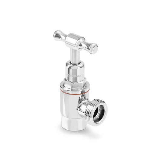 Brasshards 20 x 15mm Chrome Lead Free T Head Washing Machine Tap - Durable Design - Auzzistore