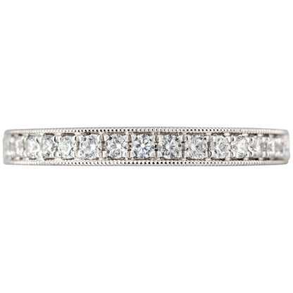 Platinum 0.25ctw Round Diamond Anniversary Band