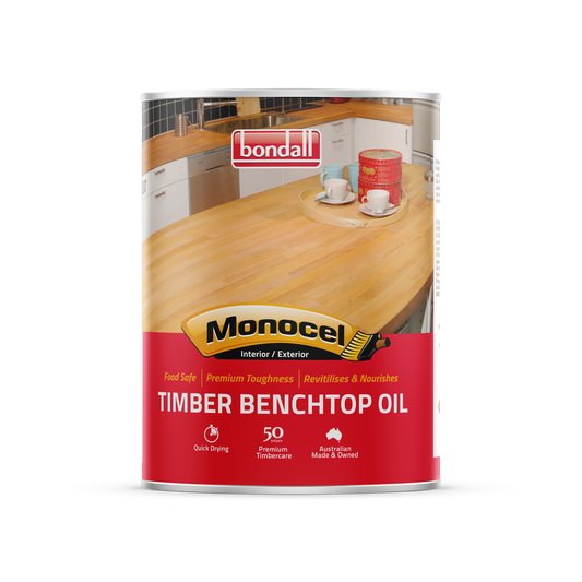Bondall Monocel Timber Bench Top Oil 1L Oil Waterproof Finish - Auzzistore