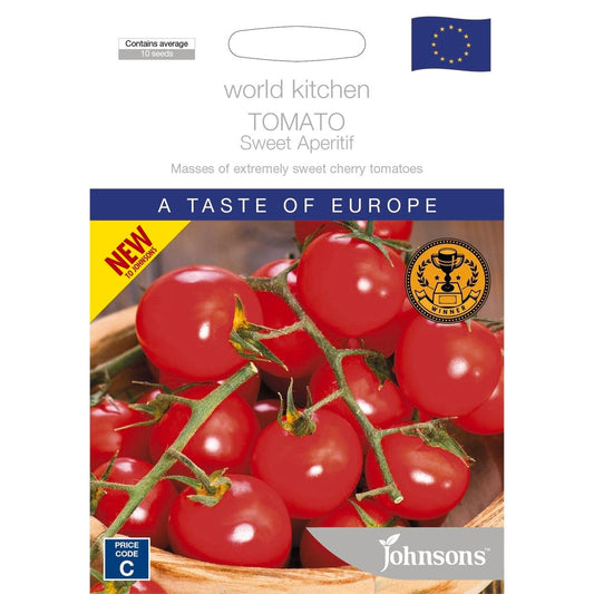 Johnsons World Kitchen Tomato Sweet Aperitif Seeds - 10 Seeds - High Sugar - Ideal for Salads - Auzzistore