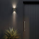 Brilliant 8W Black Binley Up Down Wall Light - Energy-Efficient Design
