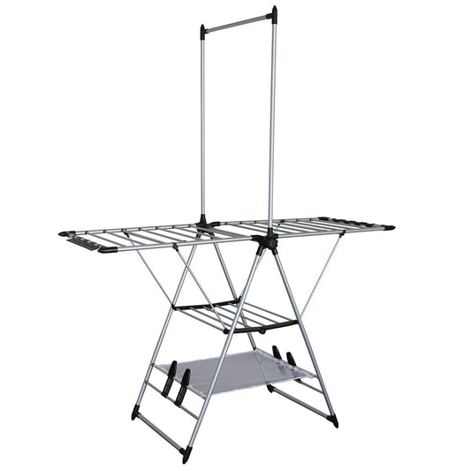 Mesa Gullwing Deluxe Clothes Drying Rack With Mesh Shelf - Auzzistore