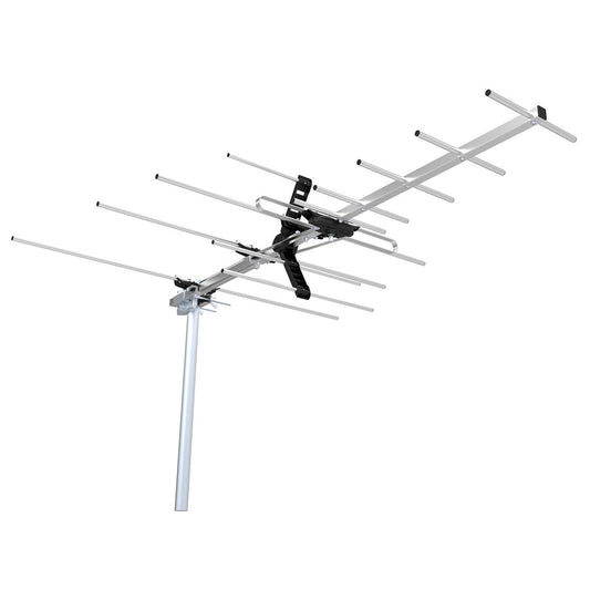 Antsig VHF UHF Outdoor Antenna - 1200mm x 800mm x 300mm - Silver - Durable Signal Reception
